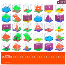 Cubes Casse Tete Enfant Cadeau Anniversaire Enfants Invites Pack 30 - BONNYCO