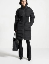 Manteau bouffant à longue