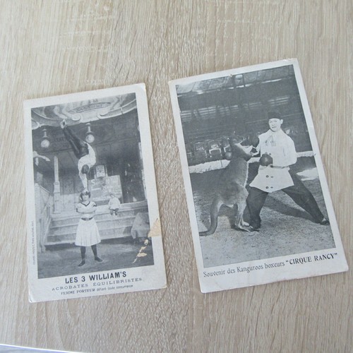 Cpa les cirque acrobates - cpa,