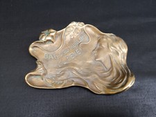 Cendrier vide poche bronze art nouveau Jugendstil ashtray Pub  Bar des Murlins