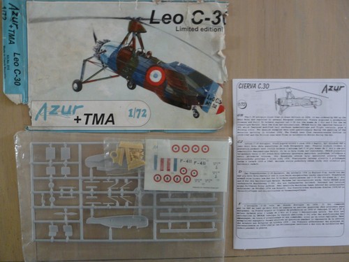 Maquette avion azur - azur, ref