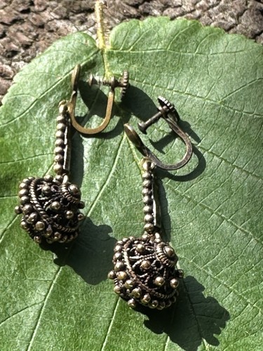 Boucles oreilles bronze - en,