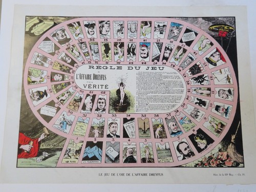 Affichette jeu oie - affichette, l'oie