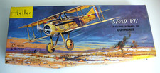 KIT HELLER  1/40 è SPAD VII   COMPLET BOITE JAUNE 1960  BOX ART P.LENGELLÉ   N°2