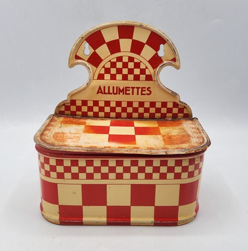 Boîte allumettes tôle - boîte, à