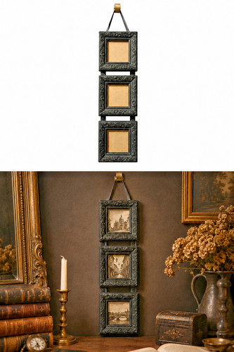 Triptyque cadres photos mural - triptyque,