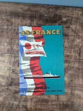 Plan de coupe paquebot France