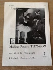 Publicité de 1934 Thomson