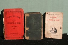 lot de 3 livres de cuisine
