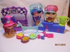 PETSHOP PLAYSET "RACEAWAY" : 3 PETSHOPS N°2085 N°2086 N°2087  