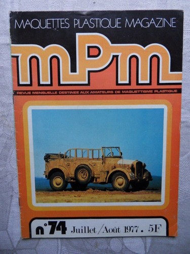 617 mpm maquettes - 617-mpm, plastique