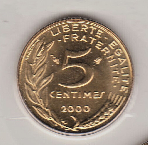 Centimes 2000 fdc sous - 5,