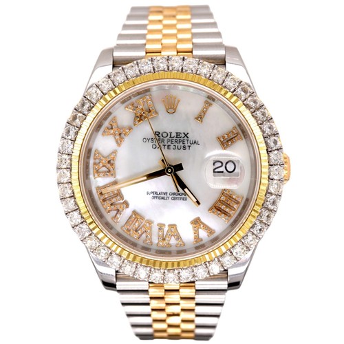 Rolex homme datejust 18k - homme, or