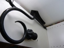 lot de fer forgés, crémaillère , patères , 