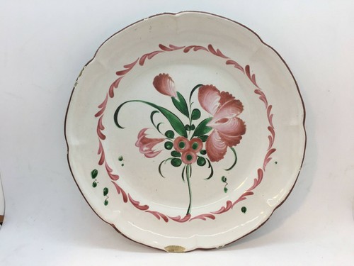 Assiette ancienne faïence