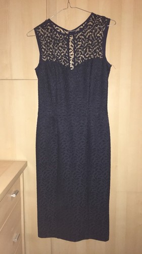 Robe dentelle marine next - en,