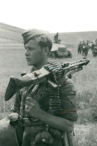 Ww2 soldat allemand porteur - -,