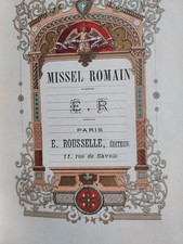 Superbe Missel Romain Relié