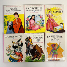 Lot 6 Livres Bibliothèque Rose Hachette - de 1961 à 1969