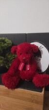 ours doudou russ rouge truffe marron peluche sephora noeud Publicitaire 