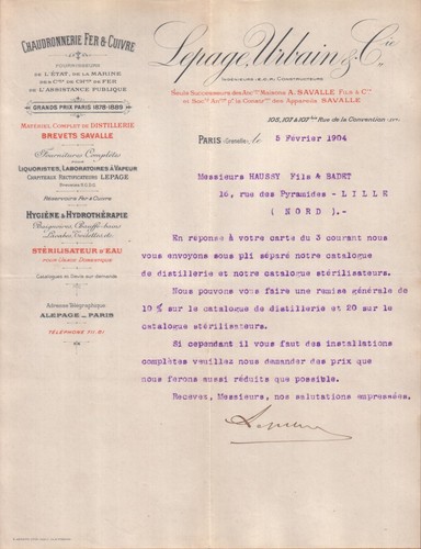 Paris lettre lepage urbain - paris,