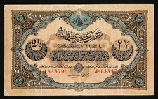 TURKEY / OTTOMAN 2 1/2 LIVRES