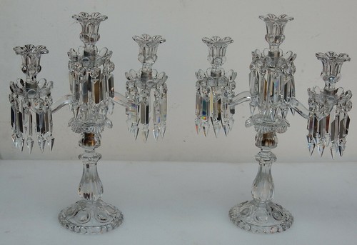 1900 paire chandeliers - de,