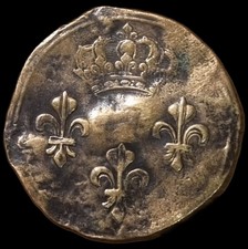 Jeton Foeur De Lys Uniface