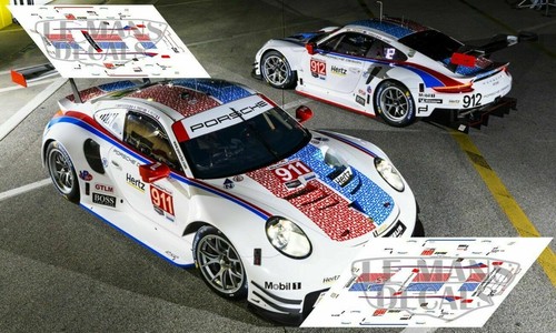 Décal porsche 991 rsr daytona - décal,