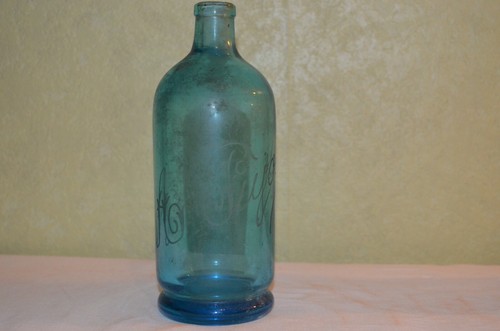 Antique blue syphon pujol - blue, a.pujol