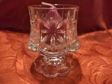 partylite  ancien verre en cristal   tbe 