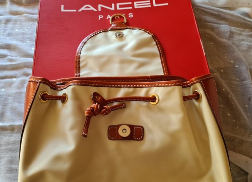 Sac dos lancel - sac, toile