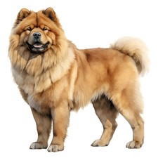 3 x autocollants Chow Chow