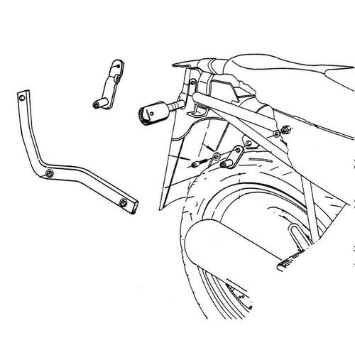 Porte bagages pour yamaha - porte-bagages,