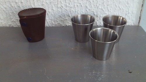 Porte gobelets cuir et - cuir,