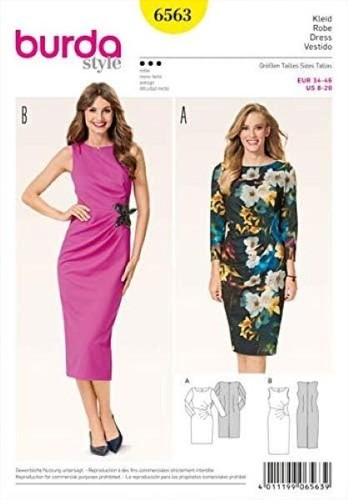 Burda b6563 patron couture - patron, de