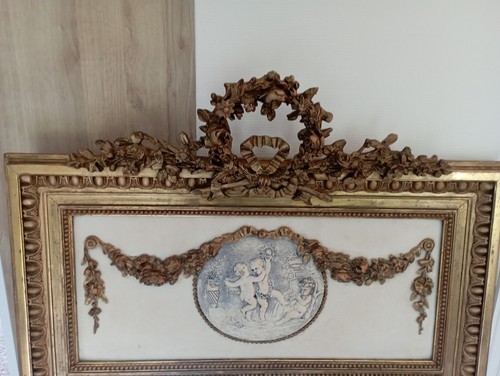 Trumeau ancien style louis - trumeau,