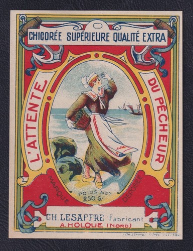 Ancienne étiquette chicorée - ancienne,