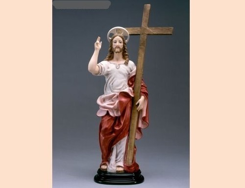 Statue jésus christ avec - jésus,