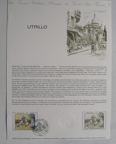 Document timbre 1983 utrillo - 1983,