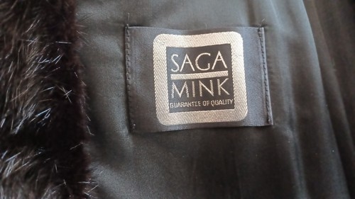 Manteau vison saga mink t42 - vison,