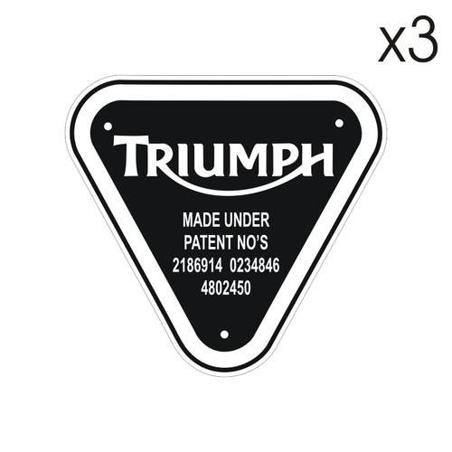 Stickers plastifiés triumph - plastifiés,