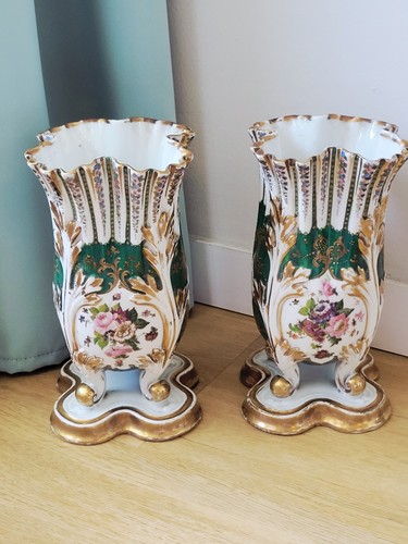 Superbe paire vases - vases, en