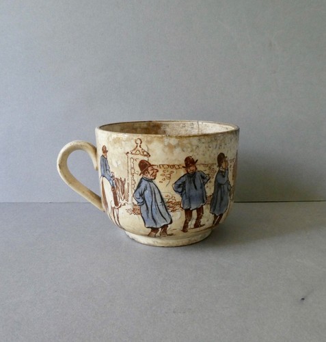 Rare grande tasse faïence - rare, en