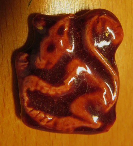Bouton ancien écureuil - bouton,