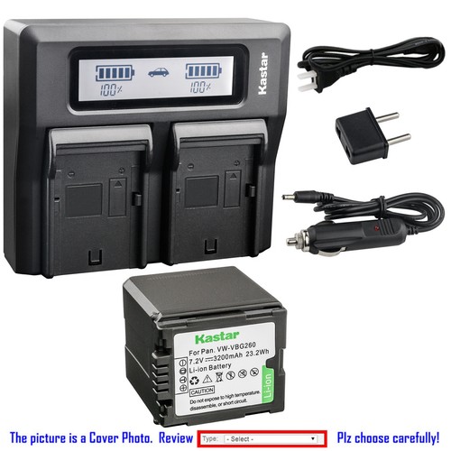 Kastar batterydual lcd - kastar,
