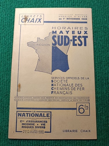 Livret chaix horaires mayeux - chaix, *