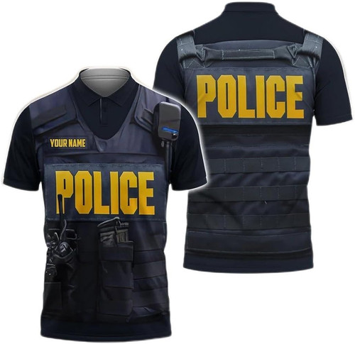 Police uniform body costume - uniform, 3d