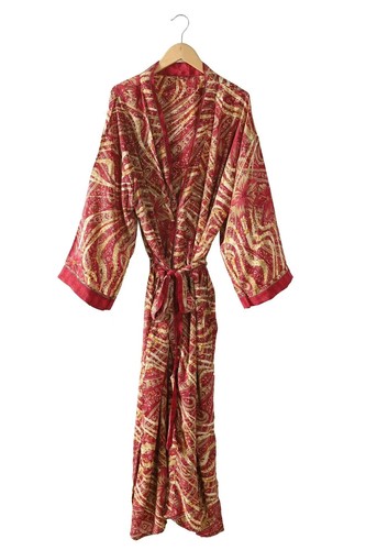 Kimono soie plage - kimono,