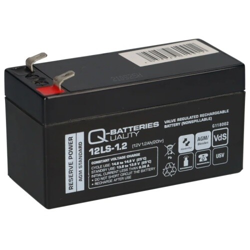 Batteries 12ls 2 batterie - q-batteries, 12ls-1.2